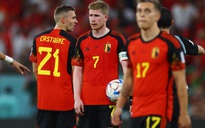 Thủ thành Courtois mắc lỗi, tuyển Bỉ "trắng tay" trước Morocco