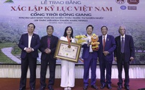 Khu du lịch Cổng Trời Đông Giang lập kỷ lục Việt Nam