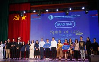 Trường ĐH Luật Hà Nội đoạt giải nhất cuộc thi Spirit of Law