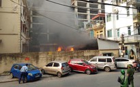 Cháy tại trụ sở Sở Văn hoá và Thể thao Hà Nội