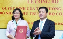 Công bố quyết định bổ nhiệm Thứ trưởng Bộ Công Thương Phan Thị Thắng