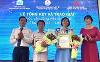 Trao giải cuộc vận động viết về đề tài thương binh - liệt sĩ