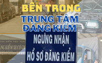 Bên trong trung tâm đăng kiểm "ngưng nhận hồ sơ" ở TP HCM