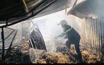TP HCM: Cháy lớn ở công ty gỗ, nhiều người hoảng hốt