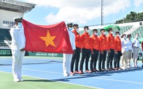 Tuyển quần vợt Việt Nam thất bại ngày ra quân Davis Cup 2022