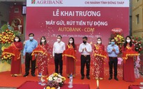 Agribank Đồng Tháp khai trương 2 máy Autobank CDM