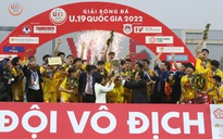 Ghi 2 bàn trong 1 phút, Hà Nội FC vô địch Giải U19 quốc gia 2022