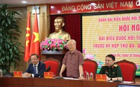 Tiếp xúc cử tri, Tổng Bí thư Nguyễn Phú Trọng nói về vấn đề đất đai, phòng chống tham nhũng
