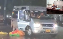 Tước giấy phép tài xế vụ nhóm du khách vứt áo mưa giữa đường ở Phú Quốc