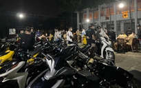 Bắt gần 300 xe máy trong nhóm định đi "bão": Có trẻ dưới 16 tuổi