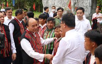 Chủ tịch nước thăm đồng bào Bru-Vân Kiều tại Quảng Bình