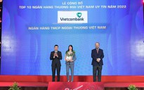 Lần thứ 7 liên tiếp, Vietcombank đứng đầu Top 10 ngân hàng uy tín