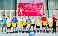 Sôi nổi giải giao lưu tennis Agribank Chi nhánh Phú Quốc