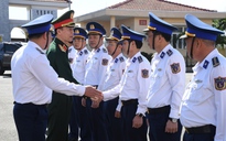 Trung tướng Nguyễn Trọng Bình chúc Tết Bộ tư lệnh Vùng Cảnh sát biển 2