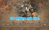 Toàn cảnh 10 ngày nỗ lực cứu bé trai lọt vào trụ bê-tông