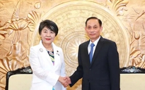 Trưởng ban Đối ngoại Trung ương Lê Hoài Trung tiếp Bộ trưởng Ngoại giao Nhật Bản