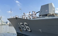 Tàu Hải quân Hoàng gia Úc HMAS TOOWOOMBA trở lại TP HCM
