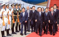 Lễ đón Chủ tịch nước Võ Văn Thưởng tại Sân bay Bắc Kinh