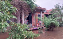 Cận cảnh ngập lụt ở hạ du Thủy điện Hương Điền