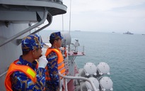 Tàu hải quân Úc và Việt Nam luyện tập chung trên biển