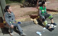 Video vụ 2 thanh niên gây sự trước khi bắn 2 nữ lao công ở Quảng Ngãi