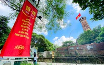 Đường phố Hà Nội trang hoàng mừng kỷ niệm 69 năm Ngày Giải phóng Thủ đô