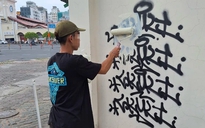 Phạt thanh niên vẽ lên tường Bệnh viện Đa khoa Sài Gòn
