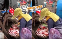 Clip "làm đẹp" cá bã trầu tại chợ Tam Kỳ gây lo lắng