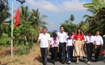 Chương trình ý nghĩa của Báo Người Lao Động đến với vùng quê Vĩnh Long