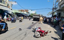 Va chạm với xe tải, một học sinh ở Quảng Nam tử vong tại chỗ