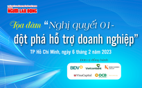 Báo Người Lao Động tổ chức tọa đàm “Nghị quyết 01 - đột phá hỗ trợ doanh nghiệp”