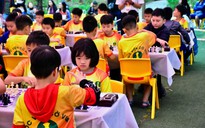 250 kỳ thủ nhí tranh tài tại cúp cờ vua Siêu tốc Bá Vương