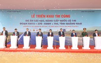 Khởi công nâng cấp, mở rộng tuyến đường hơn 1.800 tỉ đồng tại Quảng Nam