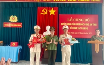 CSGT Quảng Nam có 2 tân phó trưởng phòng
