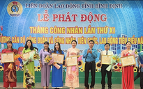 Ấm áp lễ phát động Tháng Công nhân tại Bình Định