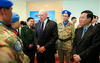 Chủ tịch nước Võ Văn Thưởng và Toàn quyền Úc thăm Cục Gìn giữ hòa bình Việt Nam