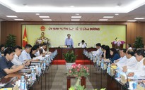 Bộ trưởng Nguyễn Thanh Nghị làm việc với Bình Dương