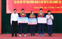 Quảng Bình khen thưởng 3 VĐV xuất sắc tại SEA Games 32