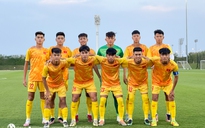 U17 Lào cầm hòa U17 Việt Nam trong chuyến tập huấn tại Qatar