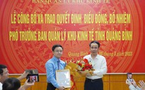 Ban Quản lý Khu kinh tế tỉnh Quảng Bình có tân phó Trưởng ban 36 tuổi