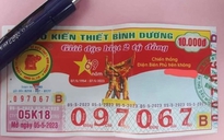 Công ty xổ số kiến thiết Bình Dương in vé số sai thông tin tuyên truyền