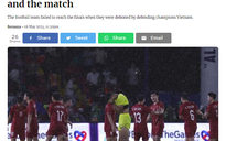 Báo chí Malaysia viết gì về thất bại của đội nhà trước U22 Việt Nam?