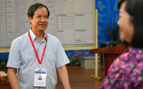 Bộ trưởng Nguyễn Kim Sơn lưu ý cán bộ coi thi trong buổi thi ngữ văn