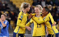 World Cup nữ 2023: Thuỵ Điển thắng đậm Ý, giành vé vào vòng 1/8