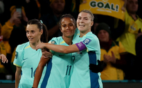 World Cup nữ 2023: Úc thắng "4 sao", loại nhà vô địch Olympic