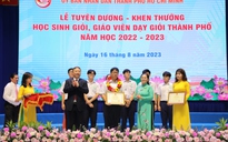 TP HCM tuyên dương 458 học sinh, giáo viên giỏi