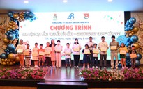 Tặng hàng trăm suất học bổng và quà học tập cho con đoàn viên