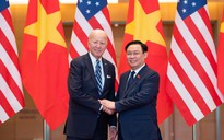 Chủ tịch Quốc hội Vương Đình Huệ hội kiến Tổng thống Joe Biden