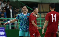 Tuyển futsal Việt Nam hòa 3-3 với đội tốp 4 thế giới