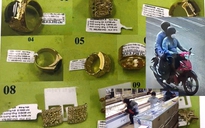 Vụ cướp tiệm vàng ở Cam Ranh: Công an truy tìm 12 mẫu trang sức, xe máy